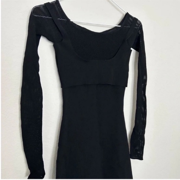 Dion Lee Mesh Hosiery Mini Dress Black - Picture 7 of 11